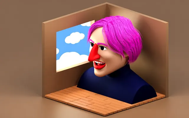 3D Mini Isometric Room