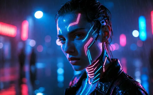 Cyberpunk night
